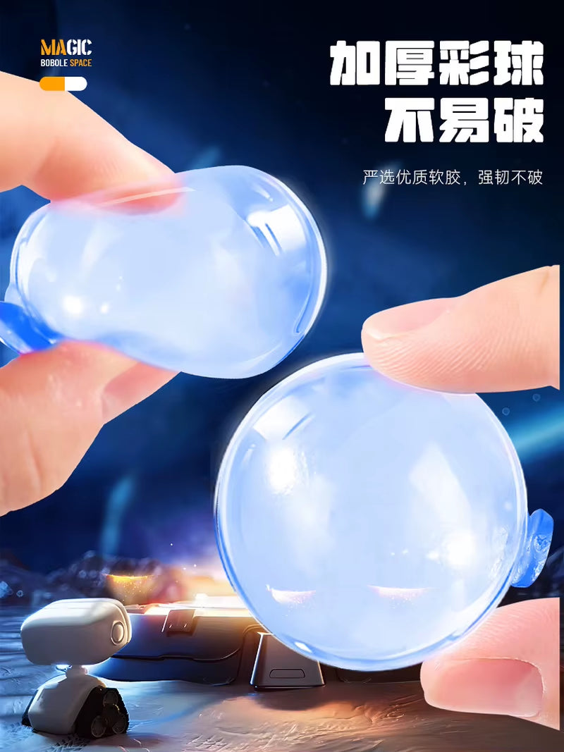 Space Magic Bobo Ball Sticky Music Balloon Inflator Boys Handmade Diy Children'S Toys Girls Gifts